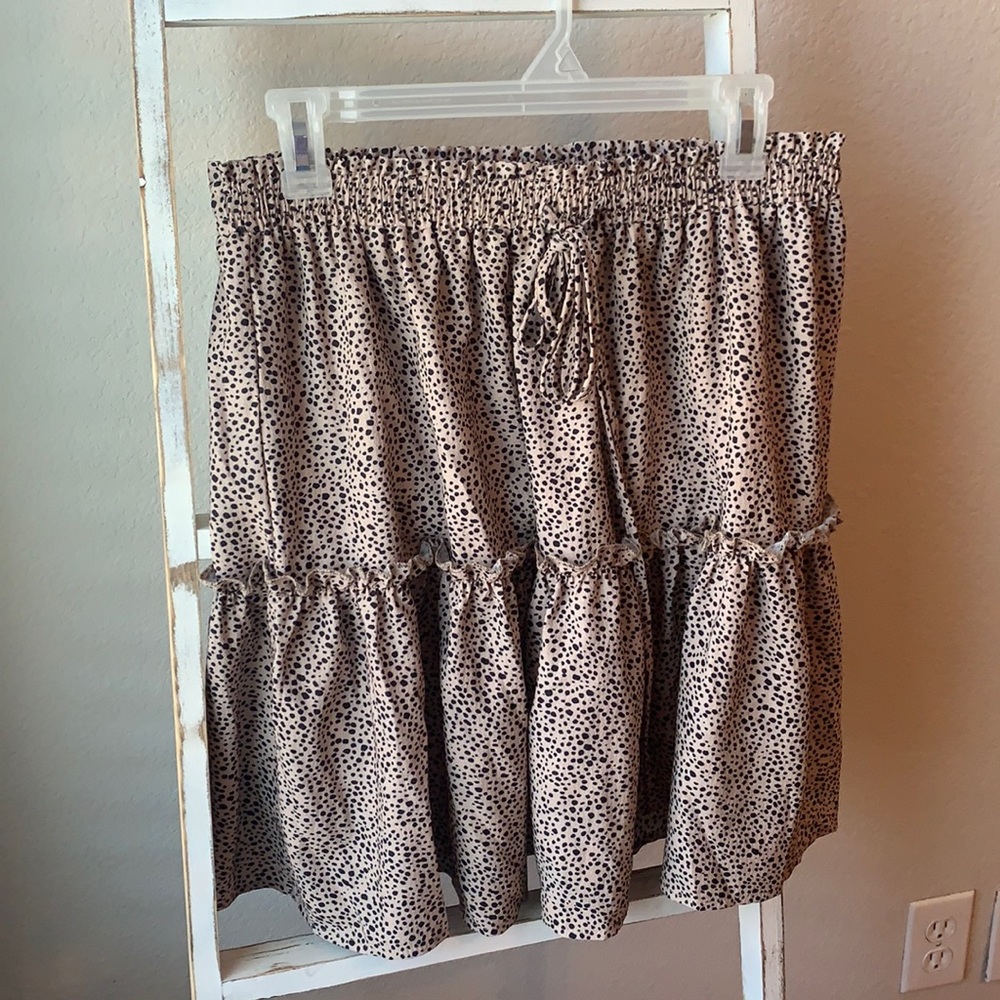Cheetah Print Skirt